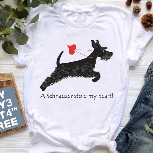 Schnauzer Lover Graphic T Shirts