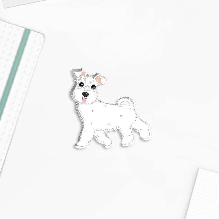 Schnauzer Lapel Pin Badges