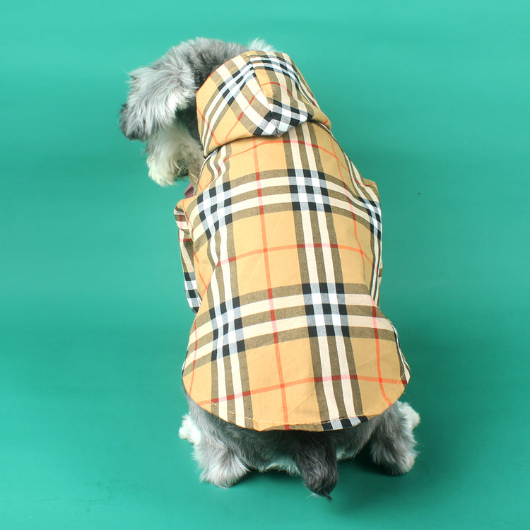 Plaid Dog Hoodie