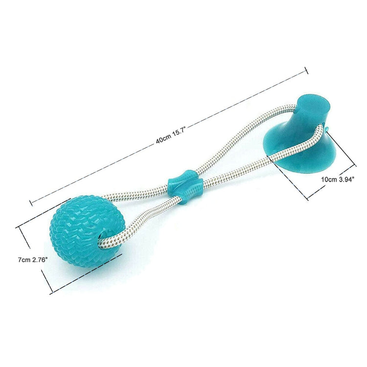 Dog Interactive Suction Cup Push TPR Ball Toys