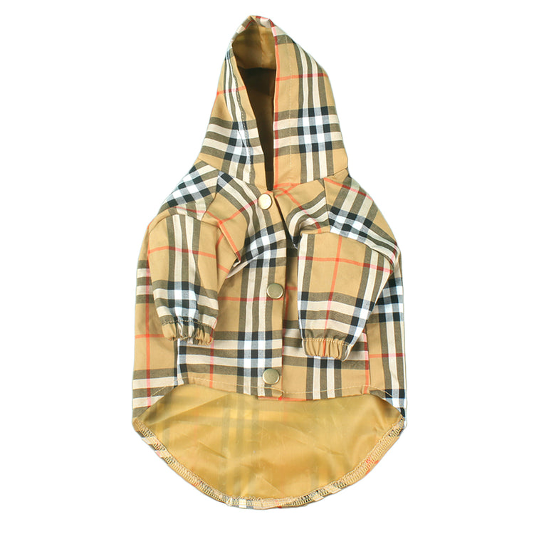 Plaid Dog Hoodie