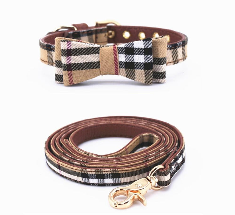 Furberry Leash and Bowtie Collar