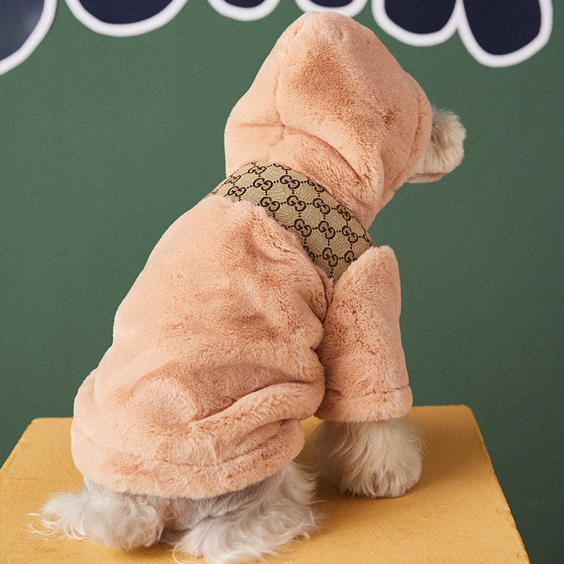 Chewy V Dog Coat - Beige – SchnauzerCouture